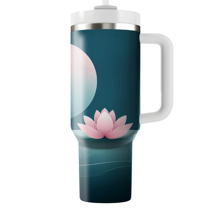 Blossoming Lotus Serenity  Tumbler Cups