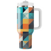 Bold Color Block Pattern  Insulated Tumblers