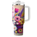 Whimsical Floral Paradise  Tumblers With Lids