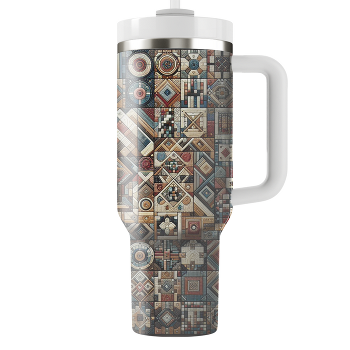 Retro Mosaic Patterns  Custom Tumblers