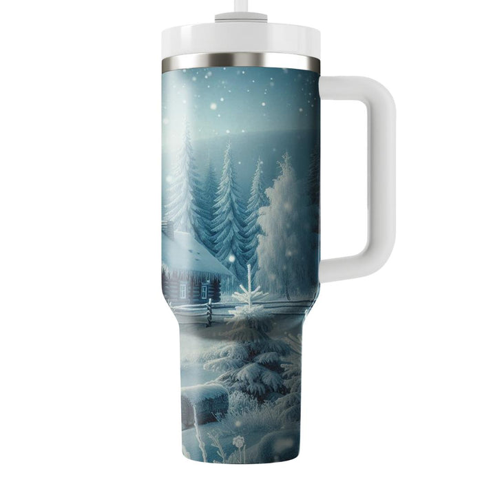 Winter Snowscape Serenity  Insulated Tumblers