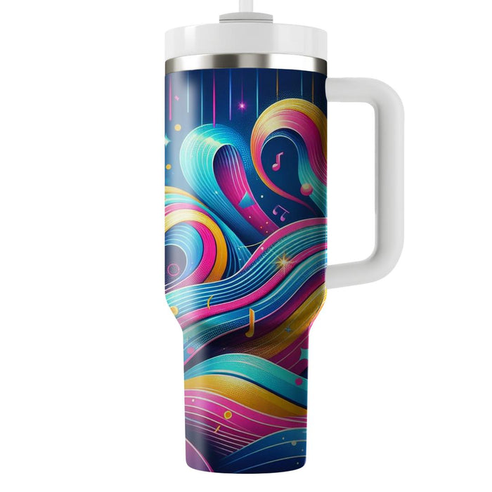 Funky Disco Waves  Custom Tumblers