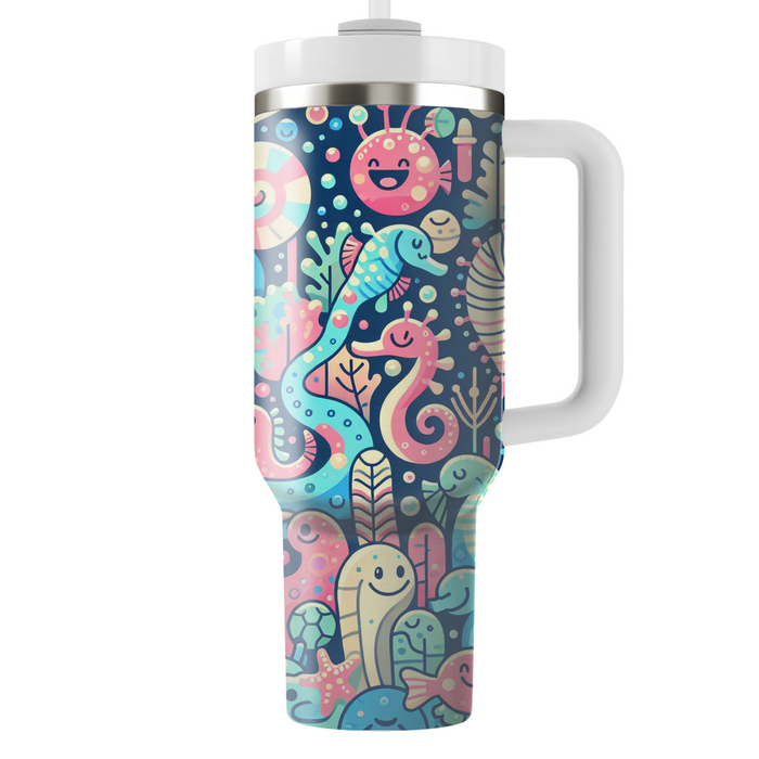 Whimsical Wave Dance Custom Tumblers