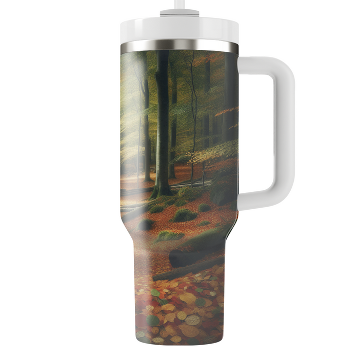 Autumn Leaves Journey  Personalized Tumblers