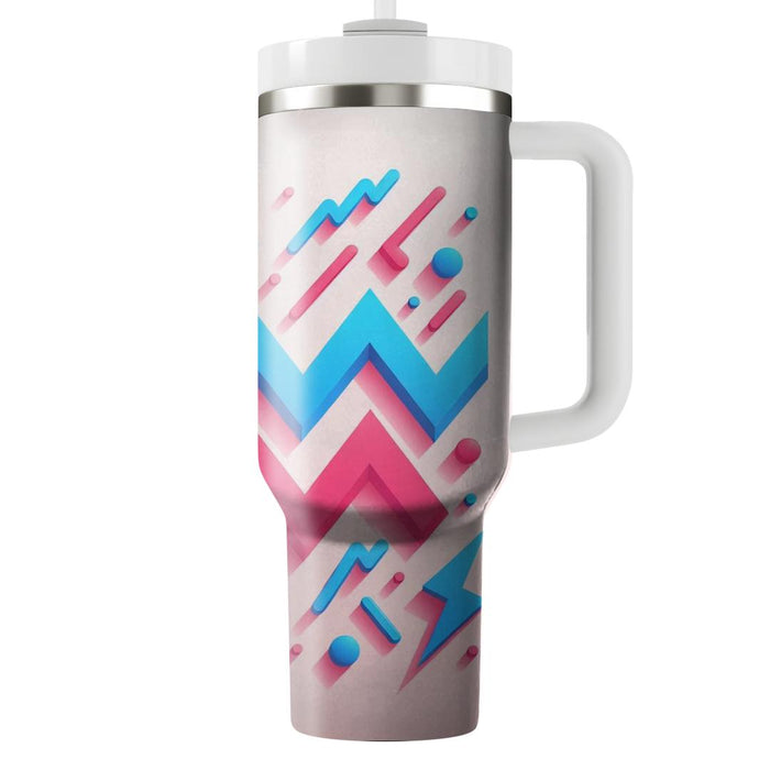 Zigzag Line Fusion  Tumblers For Gifts