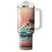 Sunset Beach Scene  Unique Tumblers