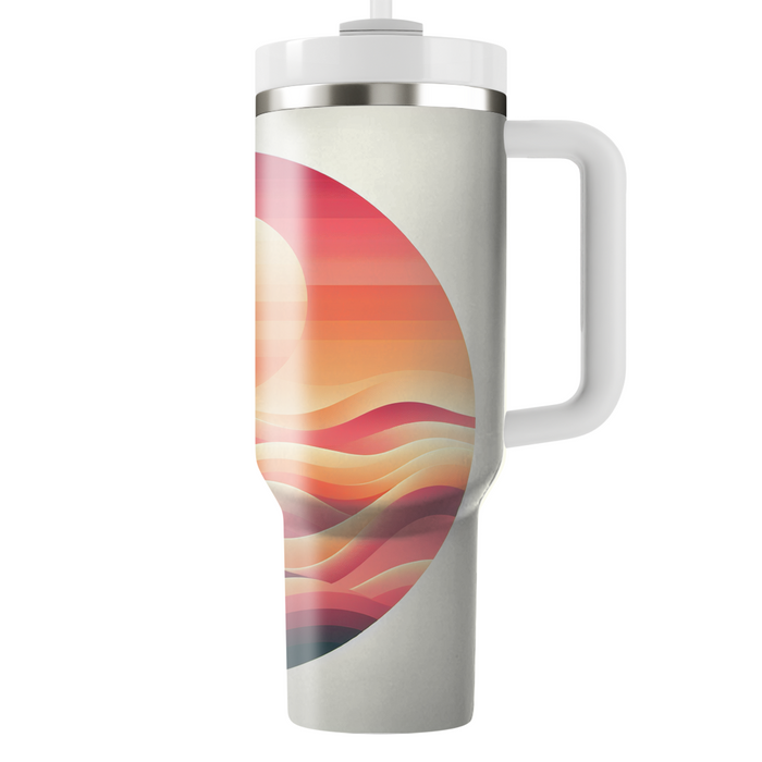 Retro Gradient Waves  Tumblers For Gifts