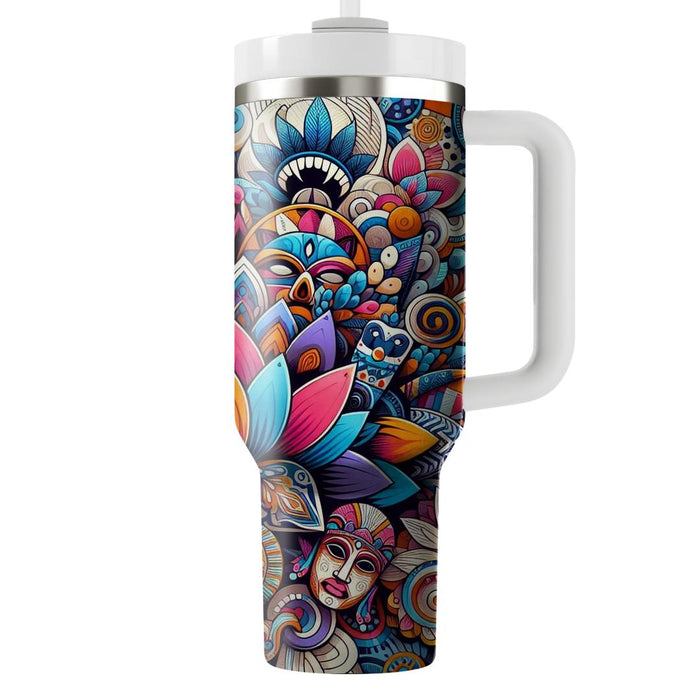 Whirlwind Of Cultures - A Festival Of Fusion  Personalized Tumblers