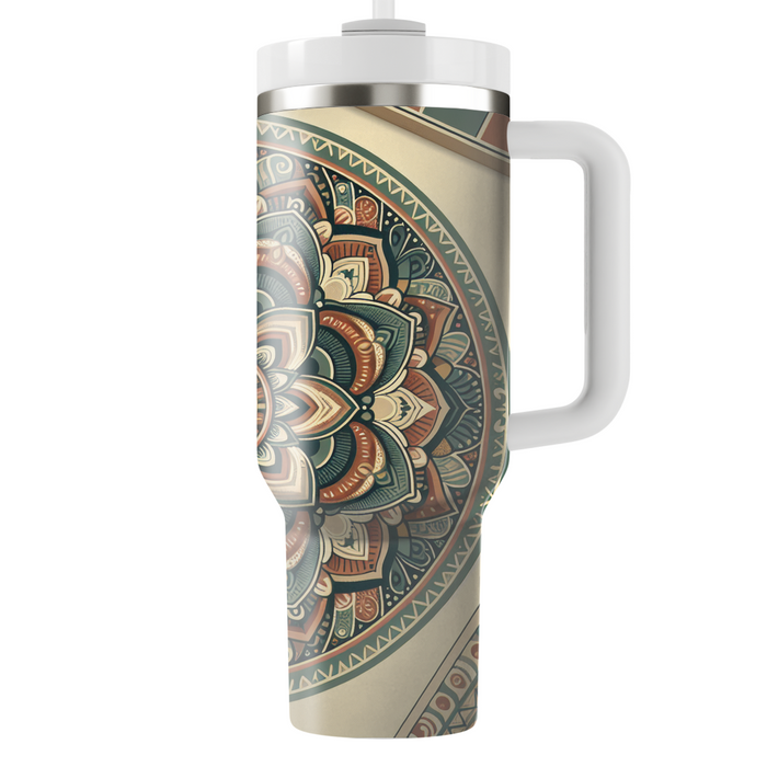 Vintage Boho Mandala  Tumbler Cups