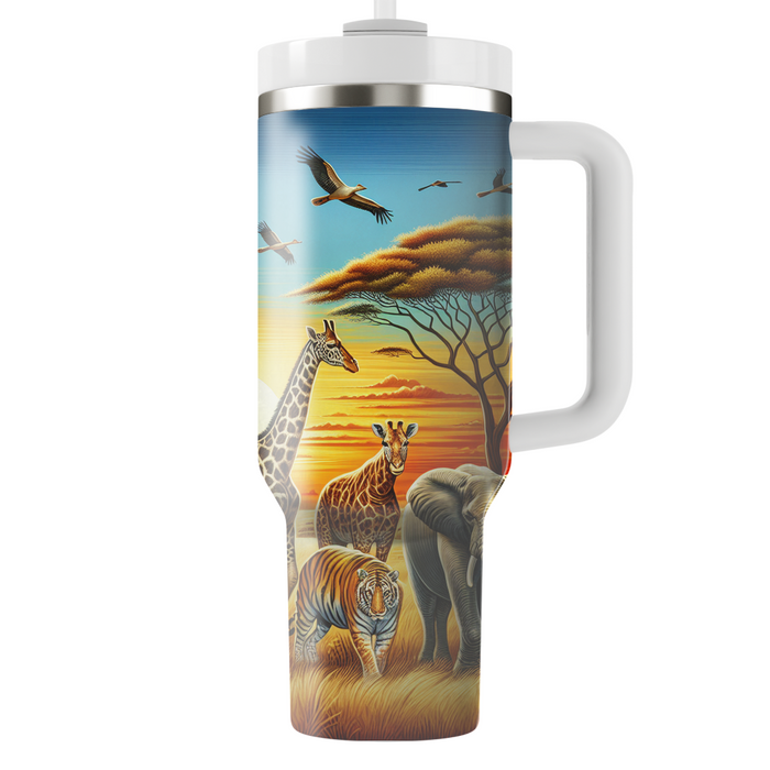 Wildlife Safari Adventure  Tumblers With Lids