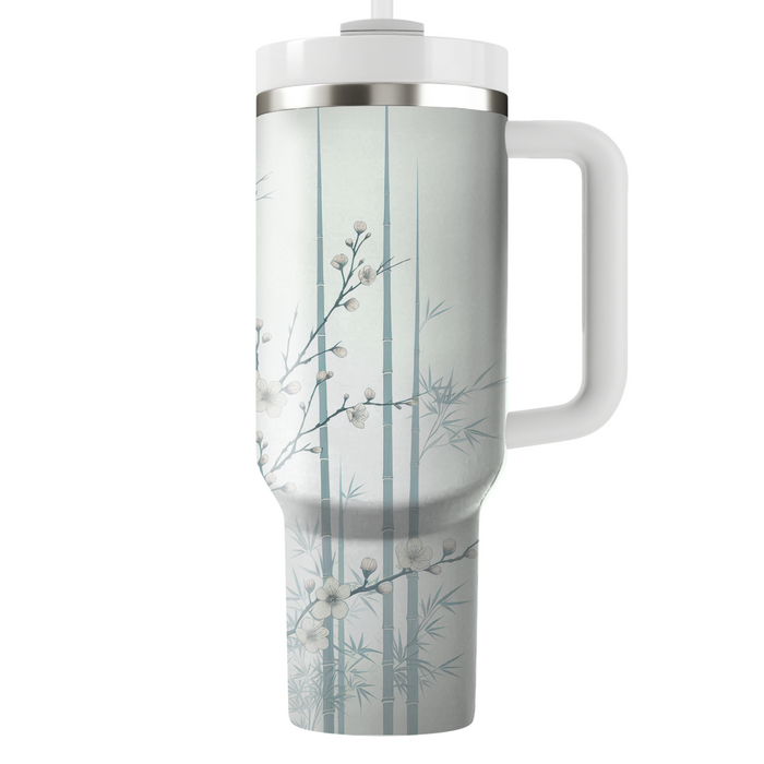 Zen Bamboo Blossom  Custom Tumblers