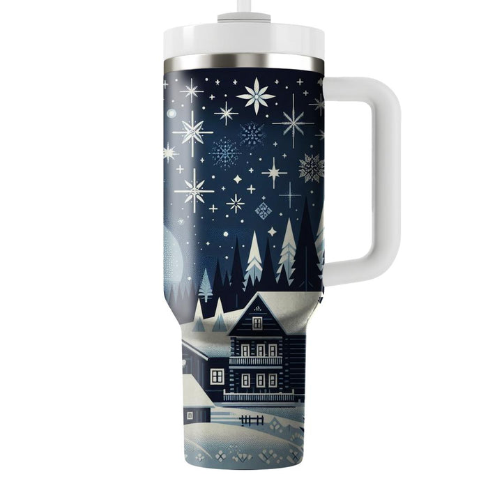 Winter Nordic Bliss  Travel Tumblers