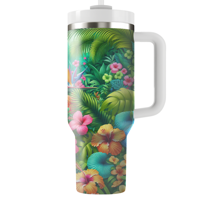 Vivid Tropical Blossoms  Insulated Tumblers