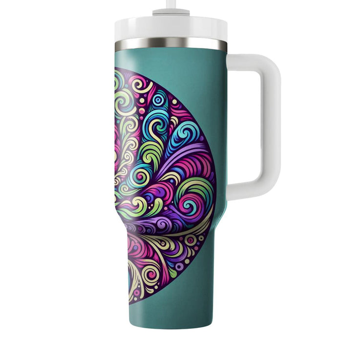 Vibrant Tie-dye Dreams  Tumbler Cups