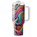 Retro Groovy Stripes  Tumbler Cups