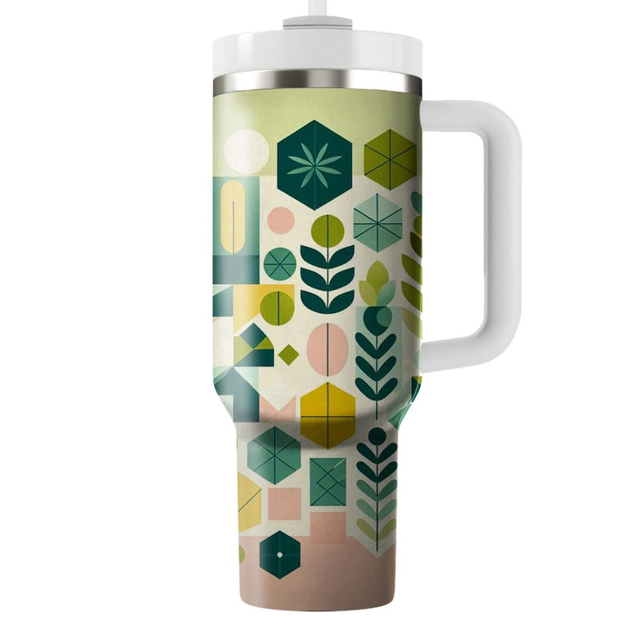 Geometric Garden Shapes  Travel Tumblers