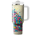 Vibrant Retro Sprinkles  Custom Tumblers