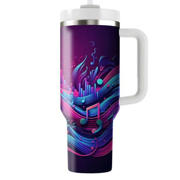 Synth Pop Wave  Tumblers With Lids