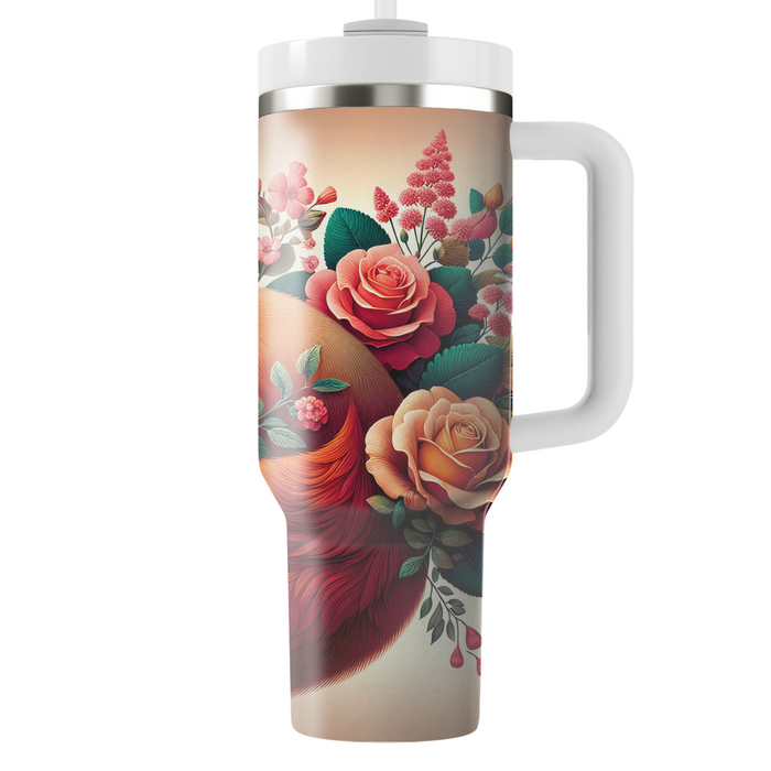 Floral Fox Fusion Tumblers For Gifts