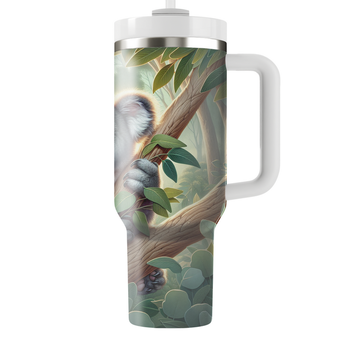 Tranquil Koala Eucalyptus  Tumblers With Lids