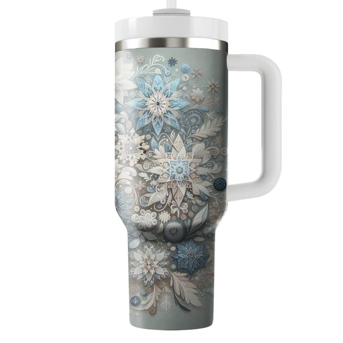 Winter Cozy Snowflakes  Insulated Tumblers