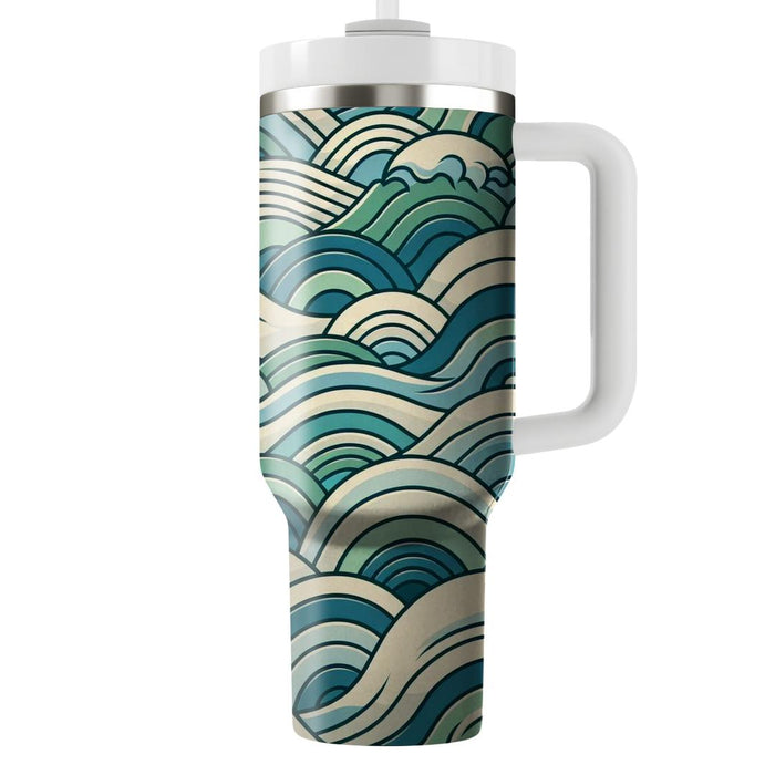 Serenity Waves  Travel Tumblers