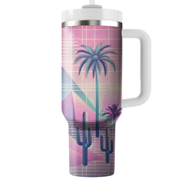 Vaporwave Desert  Unique Tumblers