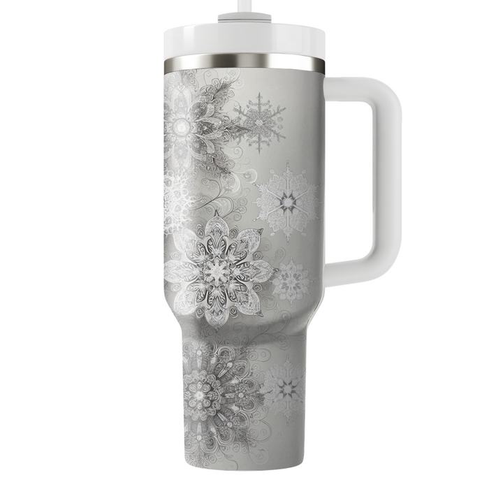 Winter Vintage Snowflake  Custom Tumblers