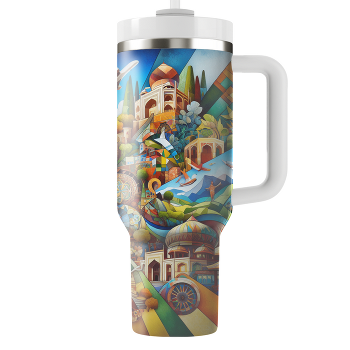 Wanderlust - World Tourism Day  Custom Tumblers