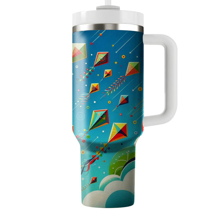 Retro Kite Patterns  Insulated Tumblers