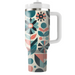 Geometric Flower Fusion Decorative Tumblers