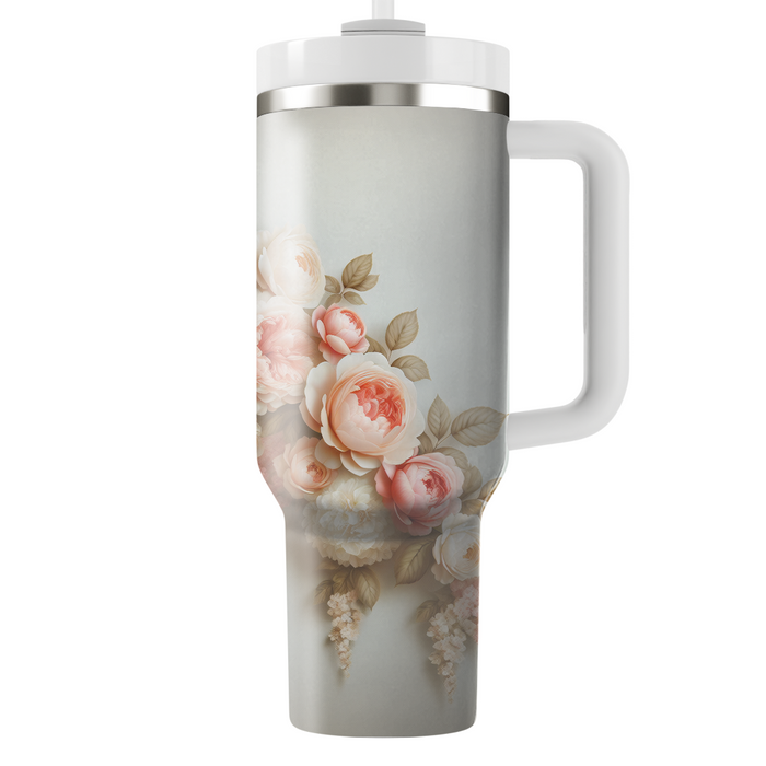 Timeless Floral Cascade  Travel Tumblers