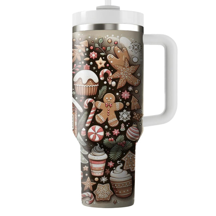 Winter Gingerbread Delight  Tumblers For Gifts