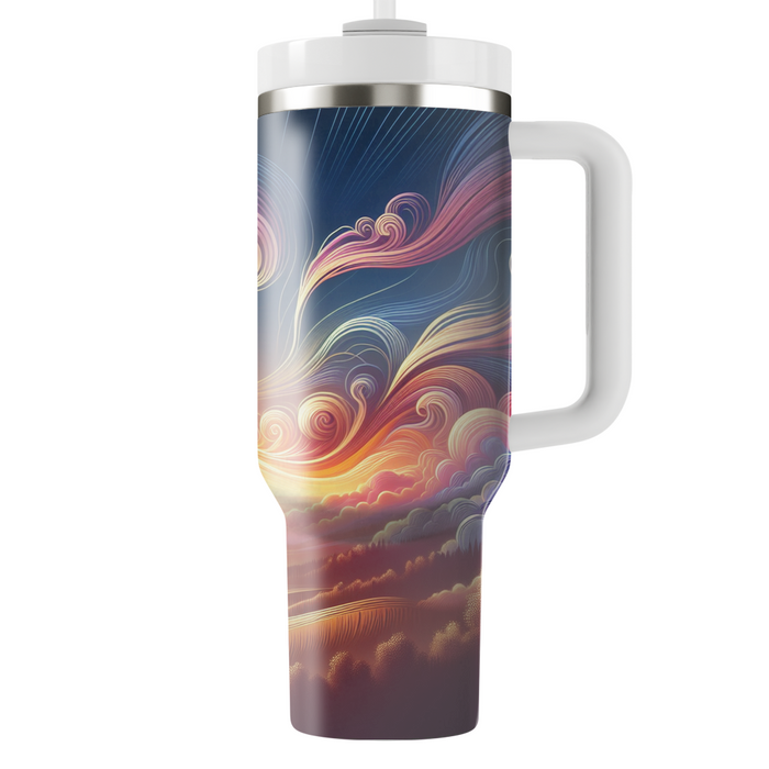 Radiant Horizon - New Year’s Awakening  Decorative Tumblers