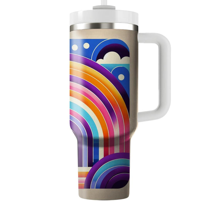 Funky Rainbow Arches  Decorative Tumblers