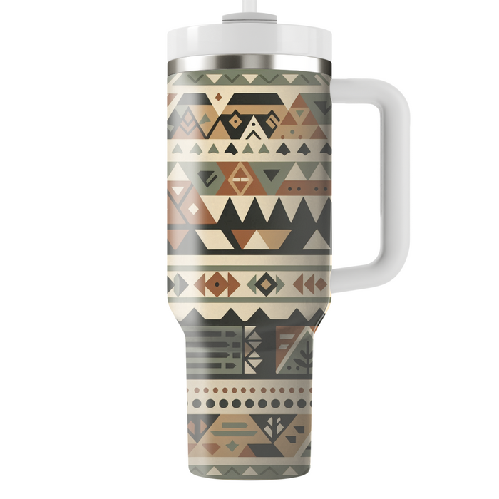 Tribal Triangle Harmony Custom Tumblers