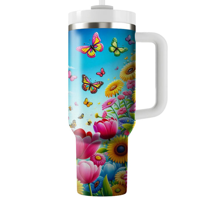 Spring Floral Parade  Decorative Tumblers