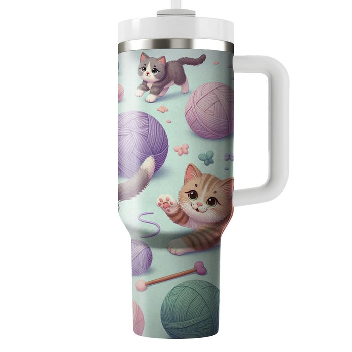 Whimsical Kittens  Custom Tumblers