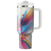 Abstract Bliss - An Artful Holi  Personalized Tumblers