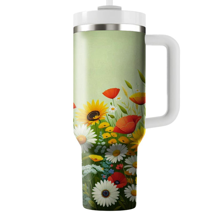 Spring Wildflower Whimsy  Decorative Tumblers