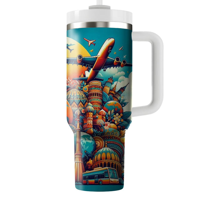 Wanderlust Dreams - A Festival Of Travel  Custom Tumblers