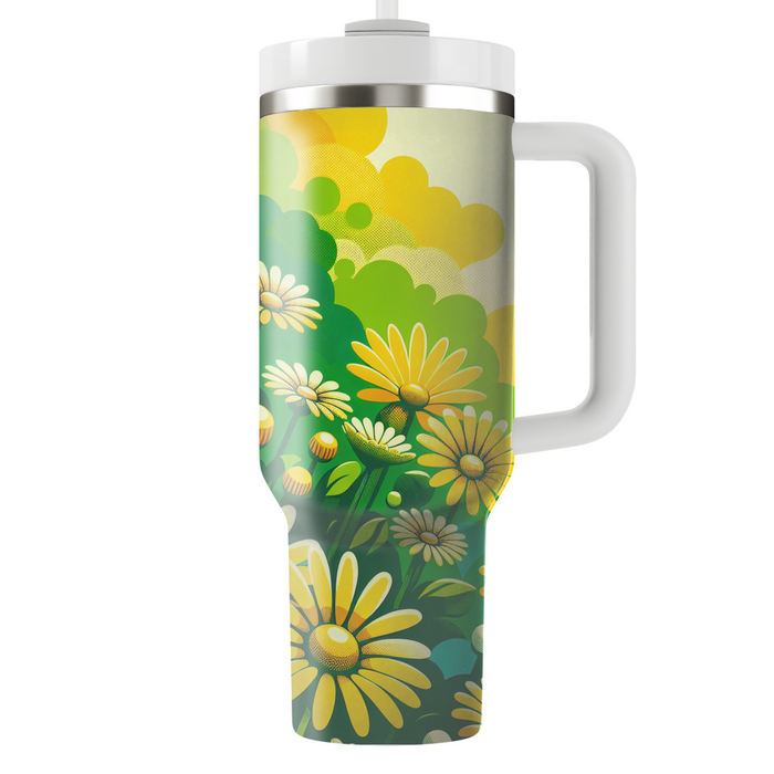 Sunny Daisy Delight  Custom Tumblers