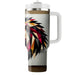 Geometric Lion Majesty  Travel Tumblers