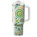 Dotted Spiral Swirl Custom Tumblers