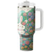 Whimsical Bunny Tea Party  Decorative Tumblers