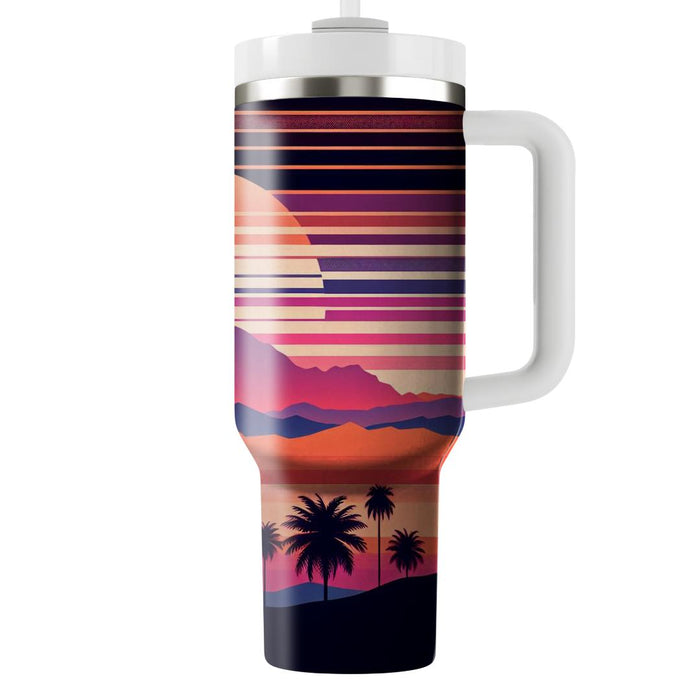 Sunset Boulevard Dream  Personalized Tumblers