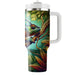 Whimsical Chameleon Camouflage  Custom Tumblers