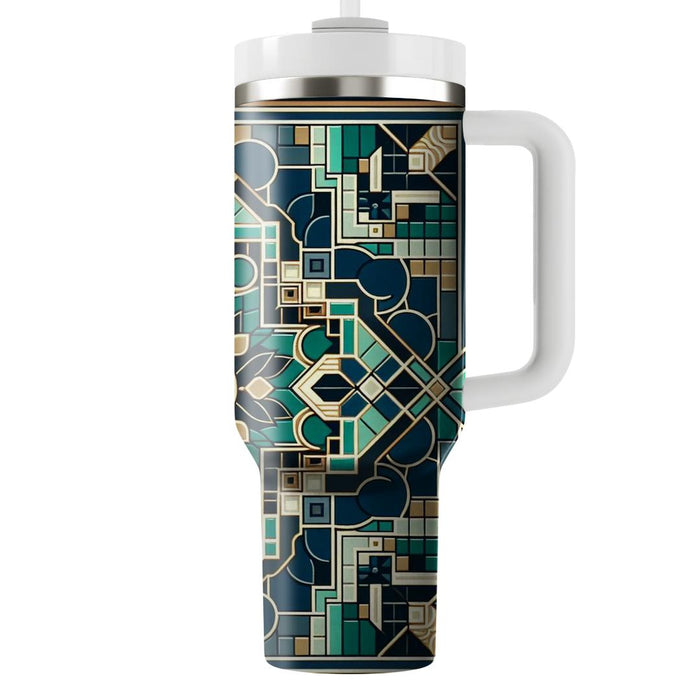 Sophisticated Mosaic Tile  Custom Tumblers