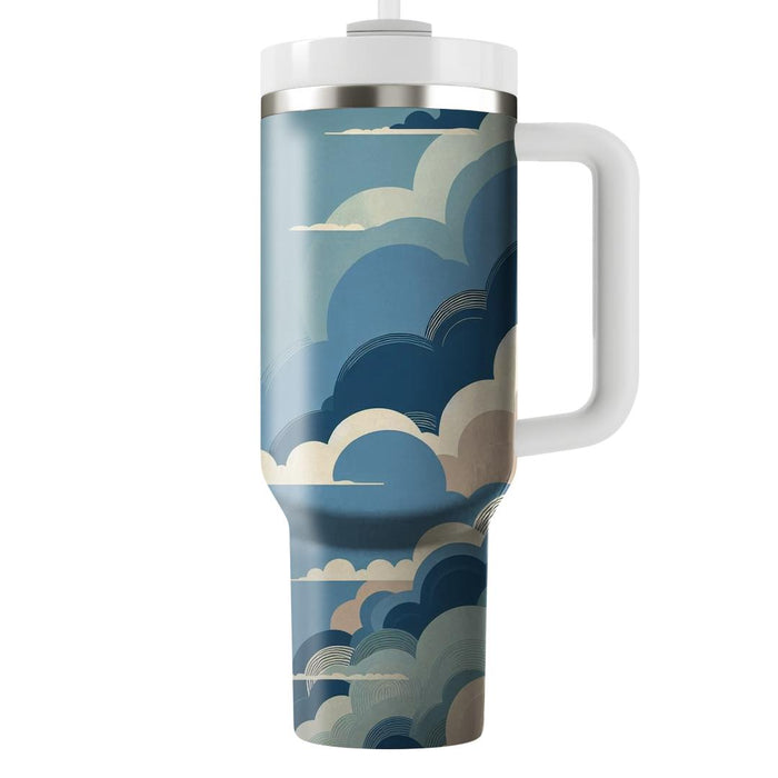 Abstract Sky Gaze  Unique Tumblers