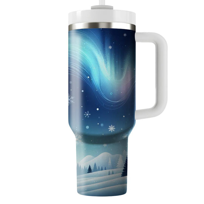 Winter Polar Light  Custom Tumblers